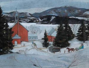 Untitled - Gatineau Hills by Frank Charles Hennessey