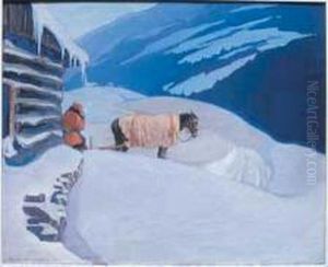 Winter In The Laurentians by Frank Charles Hennessey