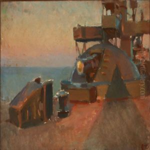 View From The Deck Of A Warship by Erik Henningsen