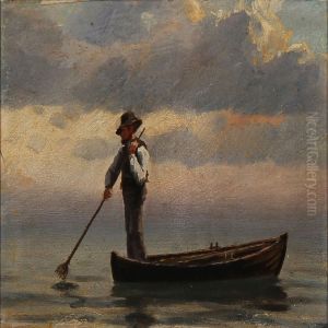 En Aalestanger by Frants Peter Didrik Henningsen