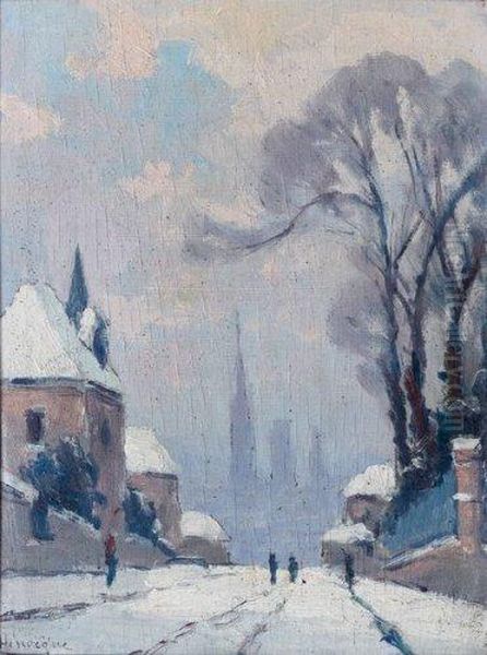 Paysage De Neige, Bihorel, Rue D'etancourt. - view 1