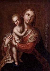Madonna Mit Stehendem Kind by Johann-Josef Karl Henrici