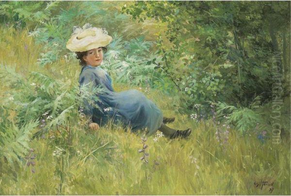 Resting In A Field - view 1