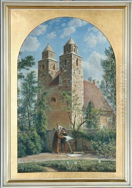 At Tveje Merlose Church, Denmark - view 1