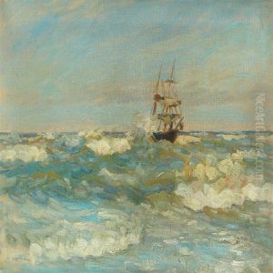 Seascape With A Sailing Ship Seascape With A Sailing Ship