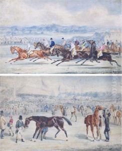 Le Champ De Courses by Samuel Henry Gordon Alken