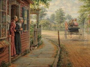 Gossips by Edward Lamson Henry