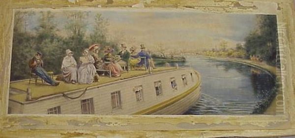Boating Down Canal - view 1