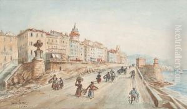 Scene Animee Sur La Corniche - view 1