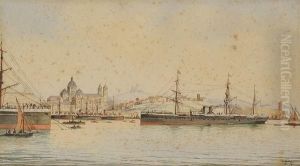 Le Port De Marseille by Emile Henry