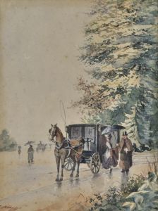 Descente De Caleche by Emile Henry