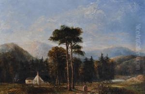 Mountain Landscape by Frederick Henry Henshaw