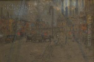 New York Street by Glenn Cooper Henshaw