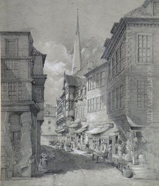 Butcher Row, Shrewsbury - view 1