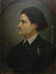 Portretul Domnului Burileanu by Sava Hentia
