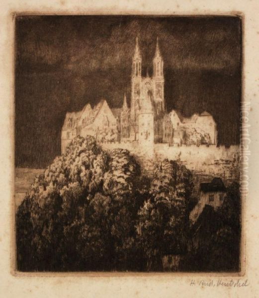 Hentschel , Der Burgberg Zumeisen. 192's - view 1