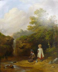 Children Fishing by Isaac Henzell