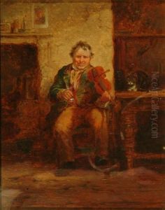 The Fiddler by George Hepper