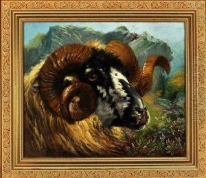 A Portrait Of A Ram by Wilson Hepple