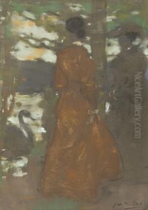 Promenading Ladies by James Watterston Herald