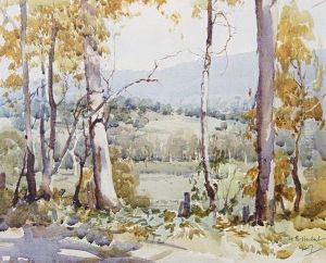 Near Marysville, Victoria, Australia by Harold Brocklebank Herbert