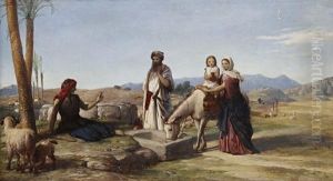 The Holy Family On The Return From Egypt by John Rogers Herbert