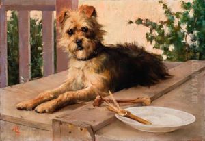 Dog by Lucien Henry Herbert