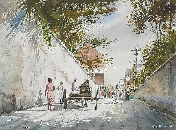 Street Scene, Hamilton, Bermuda - view 1
