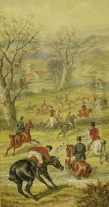 The Finale Of The Foxhunt by Edward Benjamin Herberte