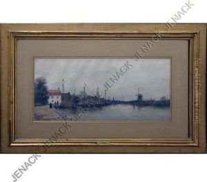 Flemish Harbor Scene Flemish Harbor Scene
