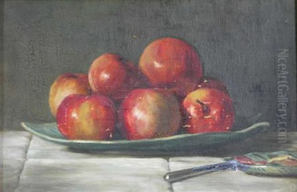 Still Life Of Apples - view 1