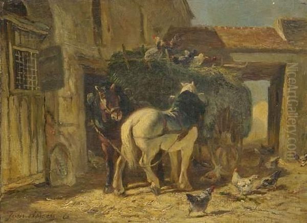 Chevaux A La Charrette - view 1