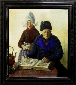 Category: Painting
Description:lezende Man En Kind Met Papkom Category: Painting
Description:lezende Man En Kind Met Papkom