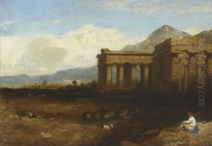 Die Tempel In Der Ebene Von Paestum.