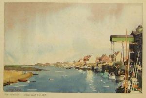 "the Harbour 
Wells-next-the-sea by George Heriot