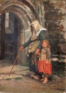 Vieille Femme Et Fillette