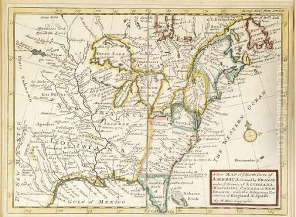 A New Map Of North Parts Of America - view 1