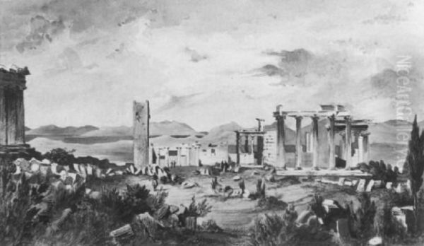 Auf Der Akropolis Von Athen - view 1