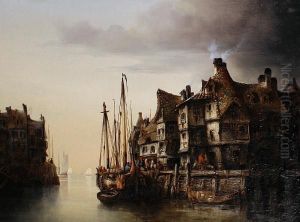 Dutch Canal Scene