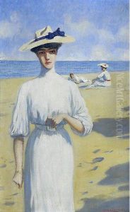 Una Giornata Al Mare by Oscar Hermann-Lamb