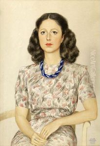 Ritratto Di Giovane Ragazza by Oscar Hermann-Lamb