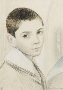 Portrait De Jeune Garcon by Rene Georges Hermann-Paul