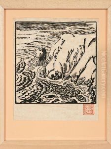 La Falaise by Rene Georges Hermann-Paul