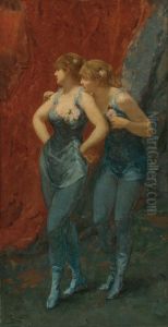 Two Dancers by Charles Hermans