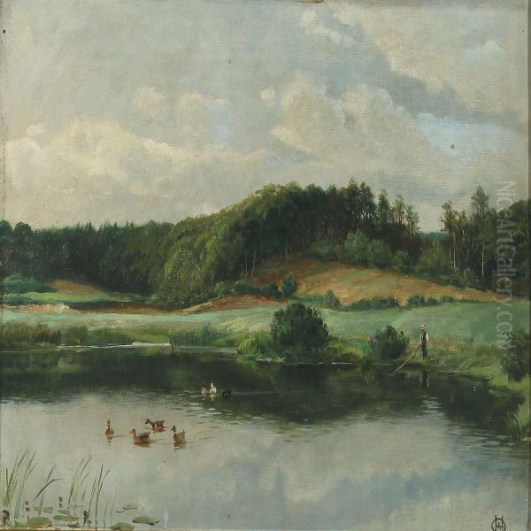 Landscape With Lake, Ordrup Mose - view 1
