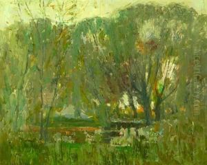 Morning Light by J(ulius) Hermant
