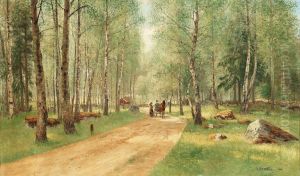 Landscape With Figures by Olof Hermelin