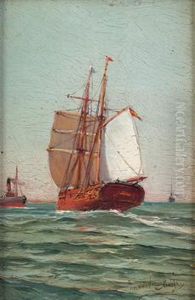 "marina Con Barcos". by Francisco Hernandez Monjo