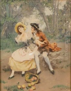 A Flirtatious Moment by Daniel Hernandez Morillo