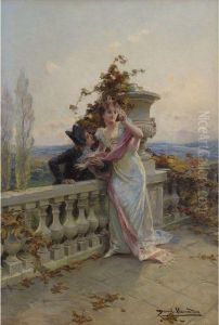 On The Balcony by Daniel Hernandez Morillo